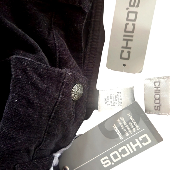 Chico's Corduroy Pants - Picture 2 of 3